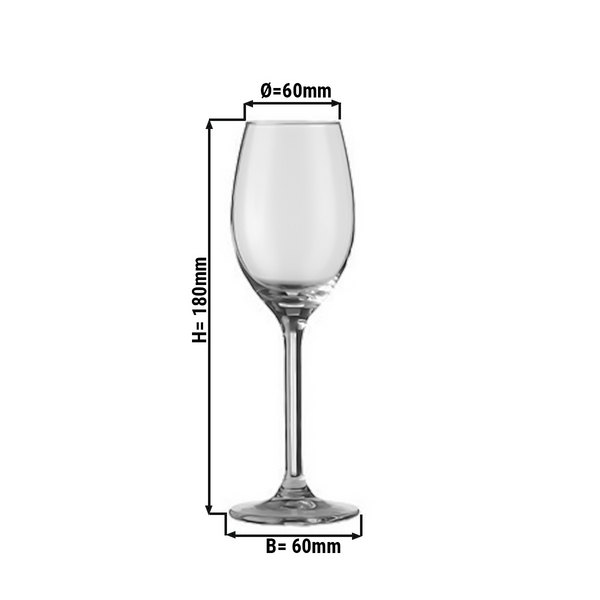 (12 piezas) Copa Oporto/Sherry - VENECIA - 140 ml - Transparente