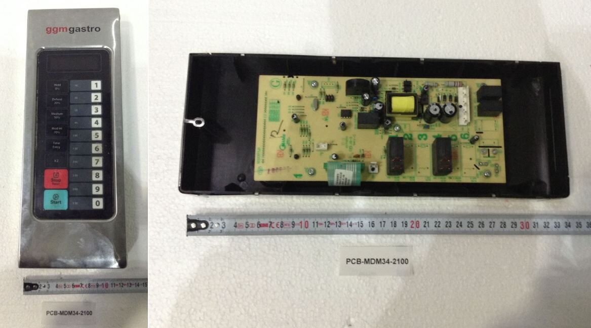 Control Panel – Replacement Part - For MDM34-2100 - Part No. PCB‑MDM34‑2100