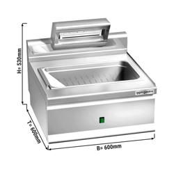Scaldapatate professionale - 1x GN 1/1 - 1kW - resistenza in ceramica