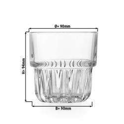 (12 peças) Copo para todos os fins - TOKIO - 355 ml - Transparente