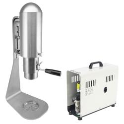 Prensa para gelado tipo esparguete Profissional UNICA - com molde para esparguete - Inox