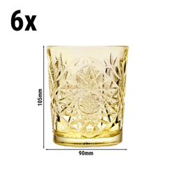 (6 stuks) Universele drinkglas - HOBSTAR - 350 ml - Geel