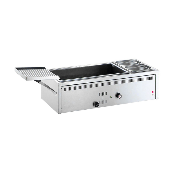 UBERT Fritadeira de peixe - 950x650mm - com 1 prateleira