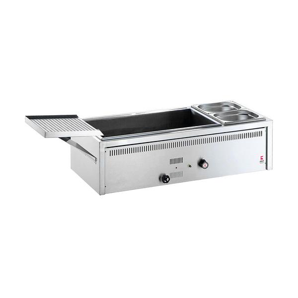 UBERT Freidora de pescado - 950x650mm - con 1 estante