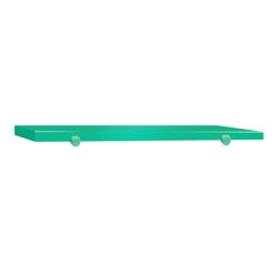 Planche à découper pour table de travail - 1000x600 mm - Conforme HACCP - Verte
