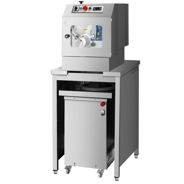 Dzielarko‑zaokrąglarka do ciasta - z zaokrąglarką do ciasta i podstawą - 1,3kW - Zakres wagi ciasta: ~50-800g - Pojemność: 30kg - max. 340 szt./h