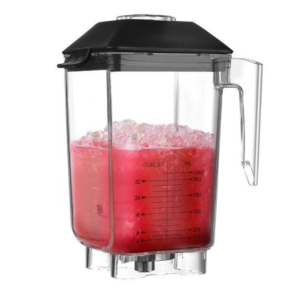 Jarra de repuesto para licuadora para batidora de bebidas BMK2-1500N - PC (policarbonato) - BPA free - 160x160x270mm - 2,0L - Capacidad: 2L - con tapa