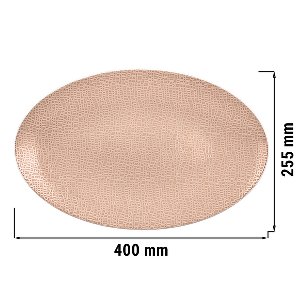 (2 peças) Seltmann Weiden - Prato Coup - 40 x 25,5 cm
