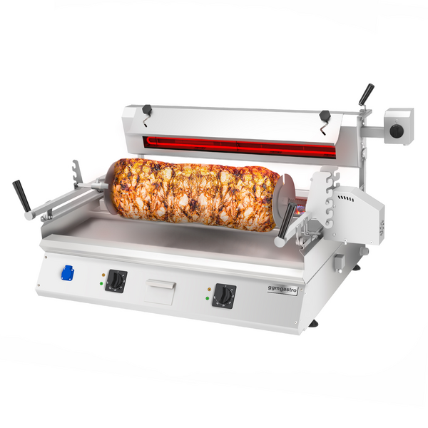 Cağ Kebap Makinesi - 9,8 kW - Yatay - Set üstü cihaz