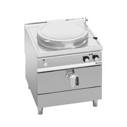Marmite électrique de cuisson - 100 litres - 16 kW - chauffage indirect - avec arrivée d’eau et robinet de vidange