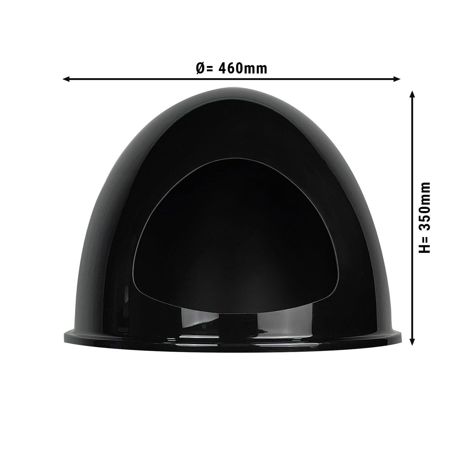 Couvercle en plexiglas pour chauffe-œufs - Noir mat - pour EKSG36