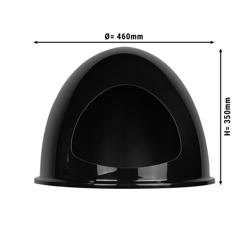 Yumurta Isıtıcısı için Pleksiglas Kapak - 465x465mm - siyah mat - için EKSG36