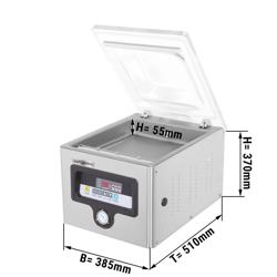 Kamer vacumeermachine - 14.4m³/u - 370W - Digitaal - Tafelmodel