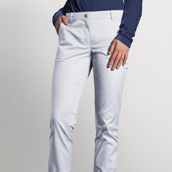 Karlowsky - calça feminina de 5 bolsos - branca - tamanho: 38