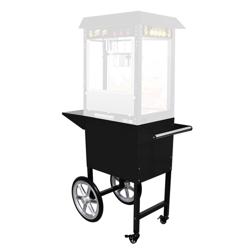 Popcorn Machine Trolley - with Shelf - 940x500x825mm - Black - compatible with PMET5S, PMET5R