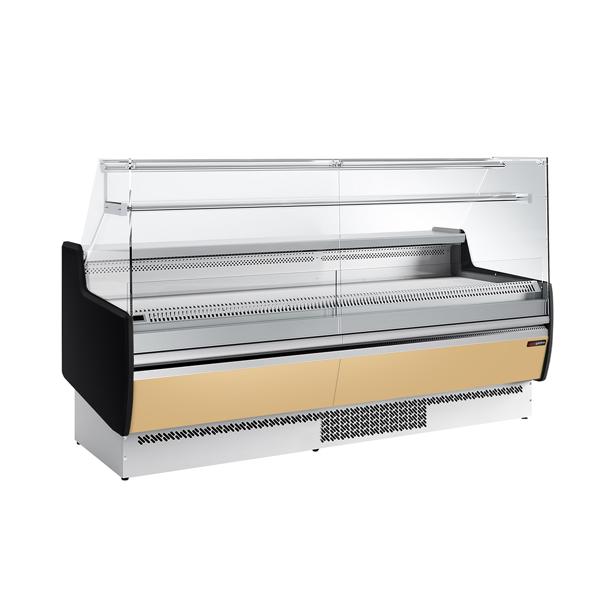 Vetrina refrigerata - 1930 mm - 1 ripiano - Pannello frontale beige