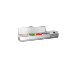 Kühlaufsatzvitrine Premium PLUS - 1328x413mm - 4x GN 1/3