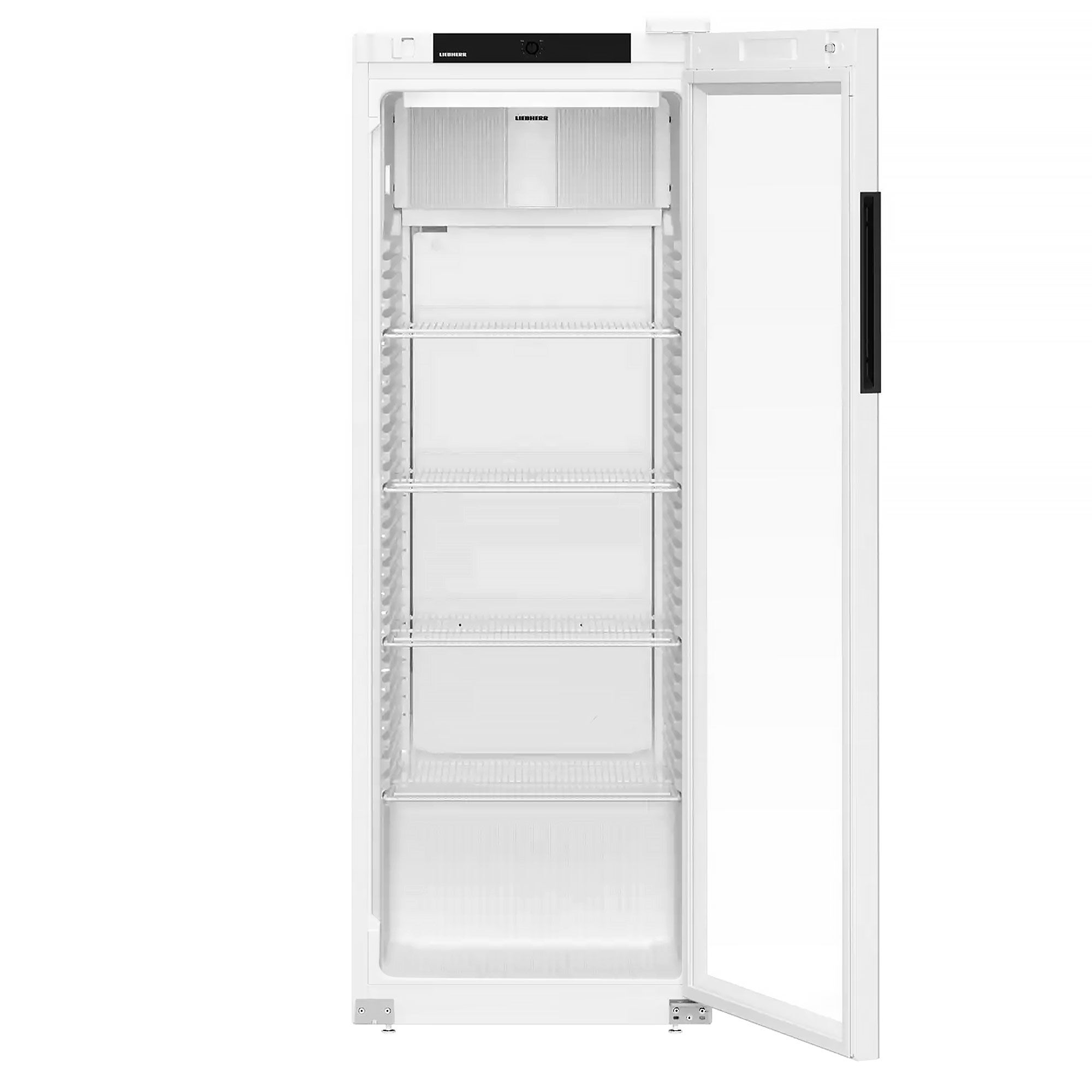 LIEBHERR | Réfrigérateur PERFORMANCE - 347 litres - Intérieur en plastique - Avec 1 porte en verre - Blanc       