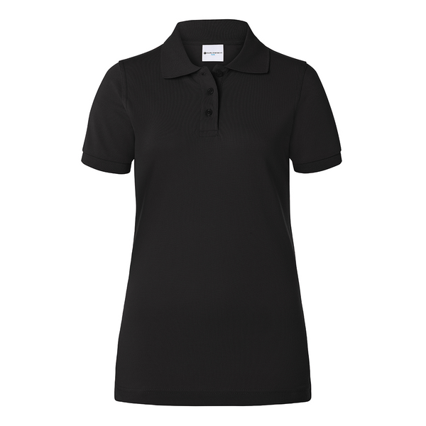 Karlowsky - Roupa de trabalho feminina Polo Basic - (Preto)- Tamanho: XS