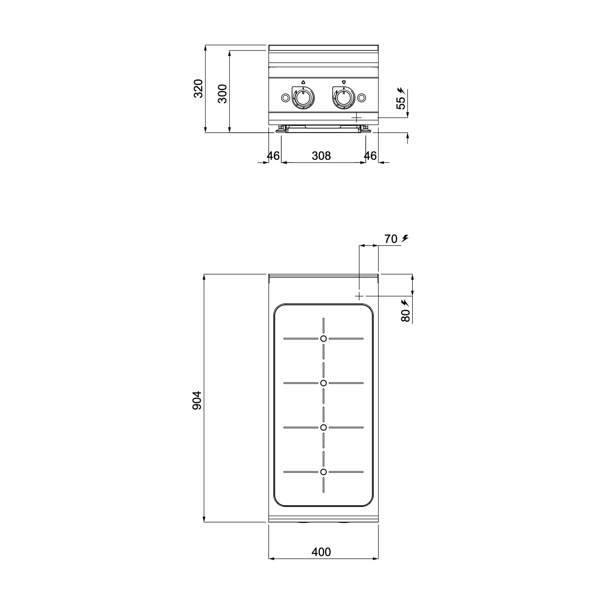Fourneau à induction - 14kW