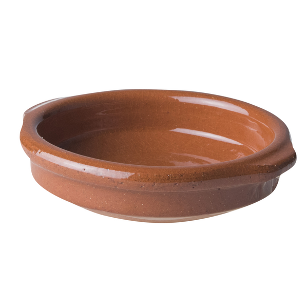(6 peças) CLASSICO - Forma do Forno de Tapas - 8 x 2 cm - Castanho