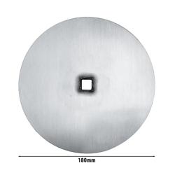 Talerz do mięsa do sztycy do kebaba - Ø250mm - 250x250mm - kompatybilny z sztyce 12x12mm
