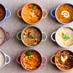 Gryta med lock - Rostfritt stål - 180x180x160 mm