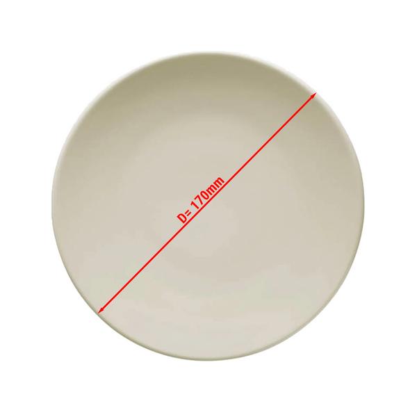 (12 pièces) TEOS - Assiette - Plate - Ø 170 mm - Crème
