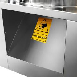 Geflügelrupfmaschine  mit 119 Rupffingern - Trommel  Ø 30,5 cm