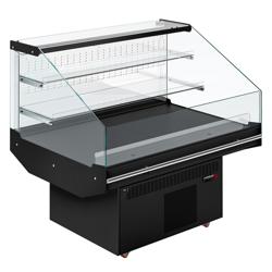 Commercial Island Chiller - 1281x975mm - 180 Litres - Open-Top - Black