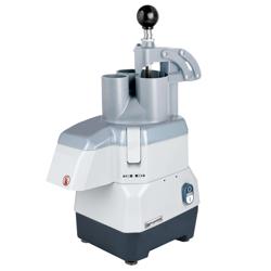 Elektrische compacte groentesnijder - 735 Watt - incl. 4 snij/raspschijven & Snijhulpstuk - Klapdeksel