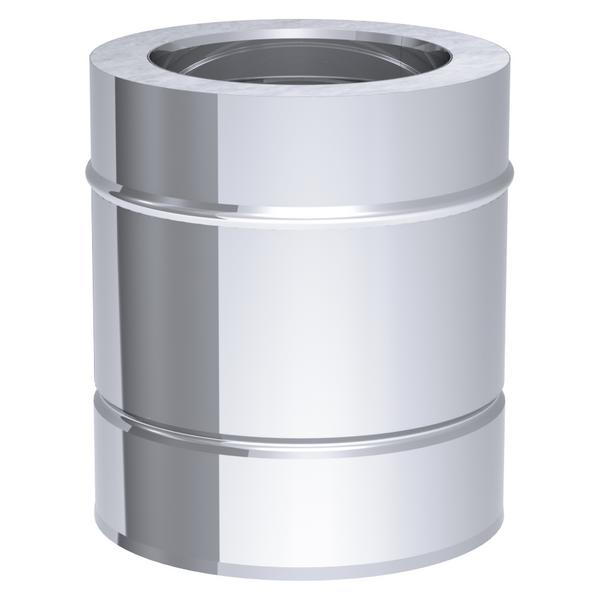 Tube lisse en inox - Longueur : 0,25 m - Ø 400 mm