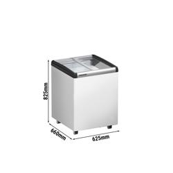 LIEBHERR commercial chest freezer - 104 litres - with sliding glass lid - white