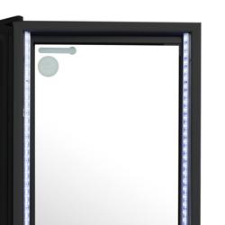 GASTRO-COOL | Refrigerador de bar - 360mm - 88 litros - con 1 puerta de cristal - NEGRO