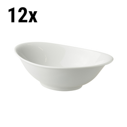 (12 db) WHITE DELIGHT - tál - 25 x 16 cm - 70 cl - Fehér