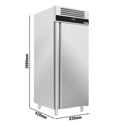 Refrigerador para panadería PREMIUM - acero inoxidable - 850 litros - EN 600 x 400 - con 1 puerta