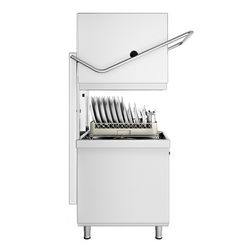 Lave-vaisselle à capot - Manuel - 6,52 kW - avec pompe à détergent- & à produit de rinçage        