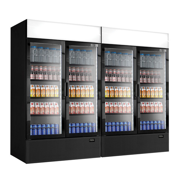 (2 piezas) Refrigerador de bebidas - 2096 litros (volumen neto) - NEGRO
