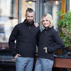 KARLOWSKY | Dames Softshell Jas Klassiek - Zwart - maat: 3XL