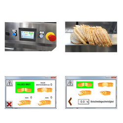 Cortadora de pan automatica: con 4 modos de corte diferentes