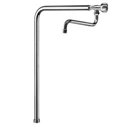 Tezgaha Monte Tek Delikli Batarya - Musluklu - döner ağız, tek kollu karıştırıcı, anti-damla mekanizması & hızlı montaj ile - Schwenkhahn 220mm & lavabo deliği 31mm