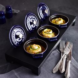 STAUB | LA COCOTTE - Mini kookpot - Ø 100mm - Gietijzer - Donkerblauw