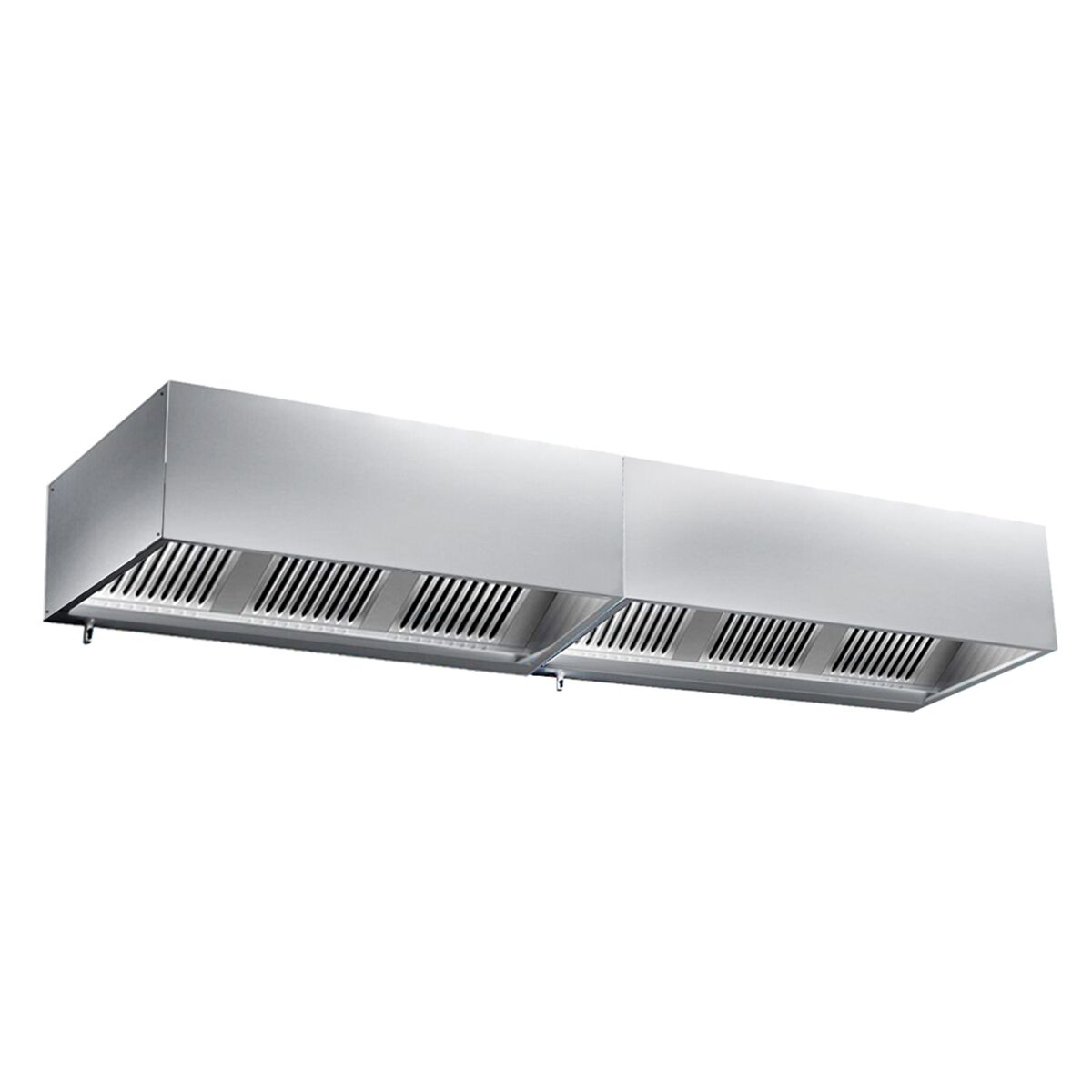 Klp Boxy Commercial Box Extraction Canopy - Stainless Steel - Light – 2‑block ...