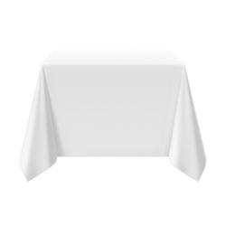 (30 pièces) Nappe damassée Porto - satin lisse - 220 g/m² - 130 x 190 cm - Blanc