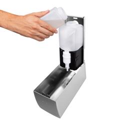 AIR-WOLF - WC-Sitzreiniger mit Sensor - 500ml - Edelstahl
