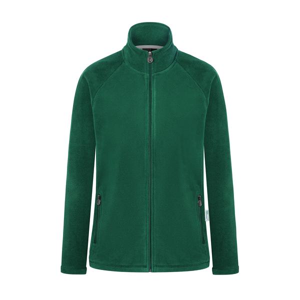 KARLOWSKY | Dames Werkkleding Fleece Jas Warm-Up - Bosgroen - maat: XS