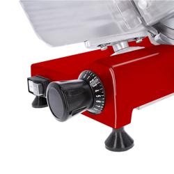 Feliator mezeluri profesional - 250 W - Lamă: Ø 300 mm - roșu