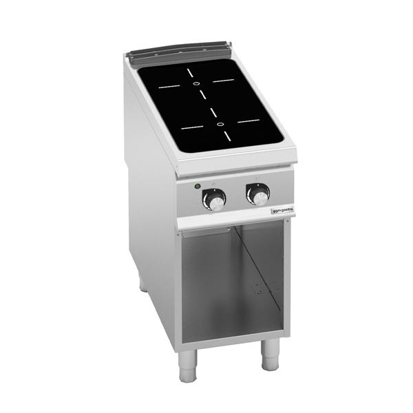 Keramische kookplaat - PAOLO 900 - 400x900x940mm - 8,0 kW - 2 kookzones vierkant