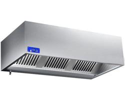 Commercial Wall-Mounted Extractor Hood – 2200mm – with Speed Controller, Baffle Filters & Lighting