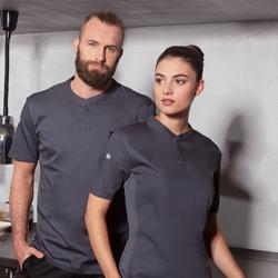 (6 pièces) KARLOWSKY | Chemise de travail manches courtes homme Performance - Anthracite - Taille : 3XL